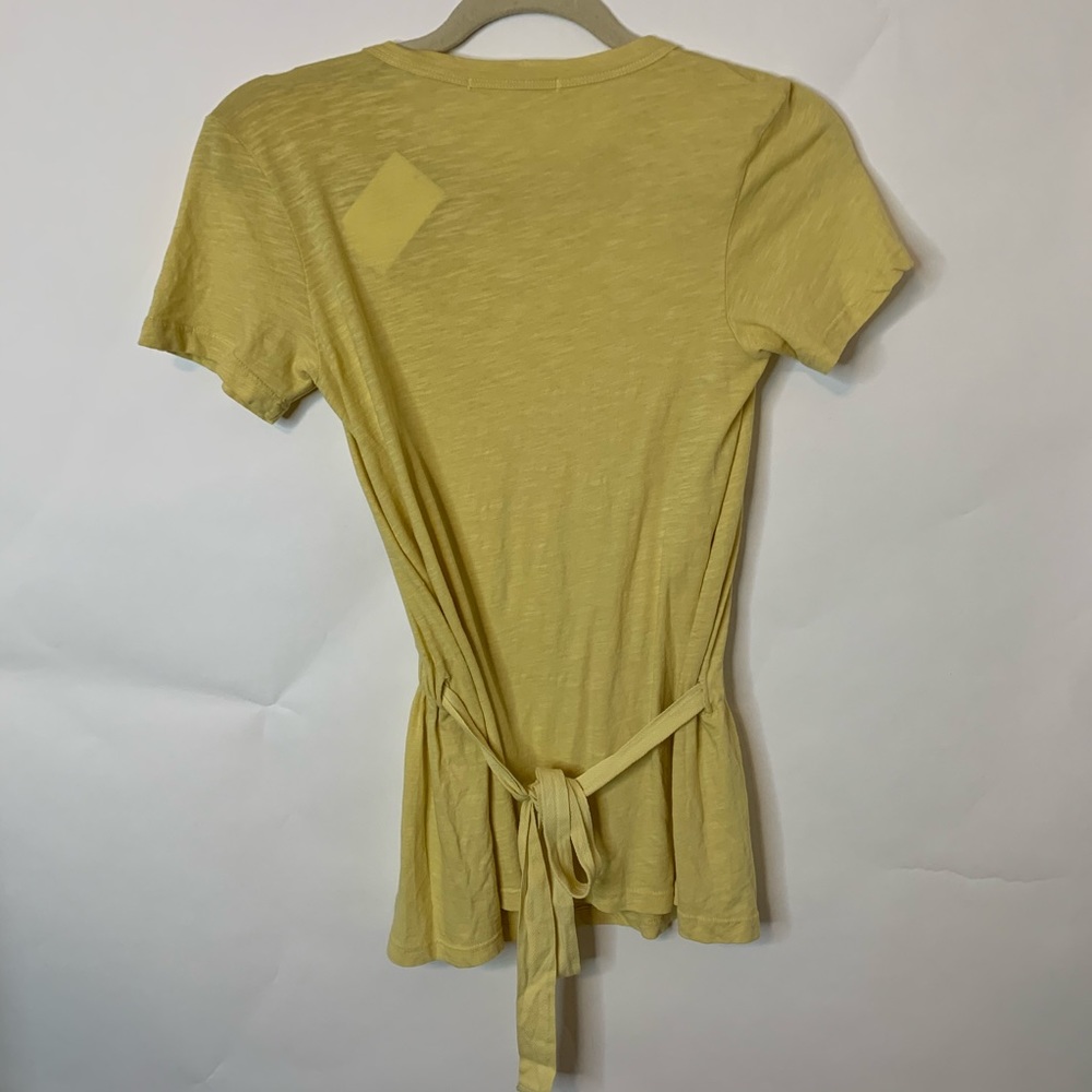 Stateside Short Sleeve Drawstring Ruched Tee - Picture 4 of 8